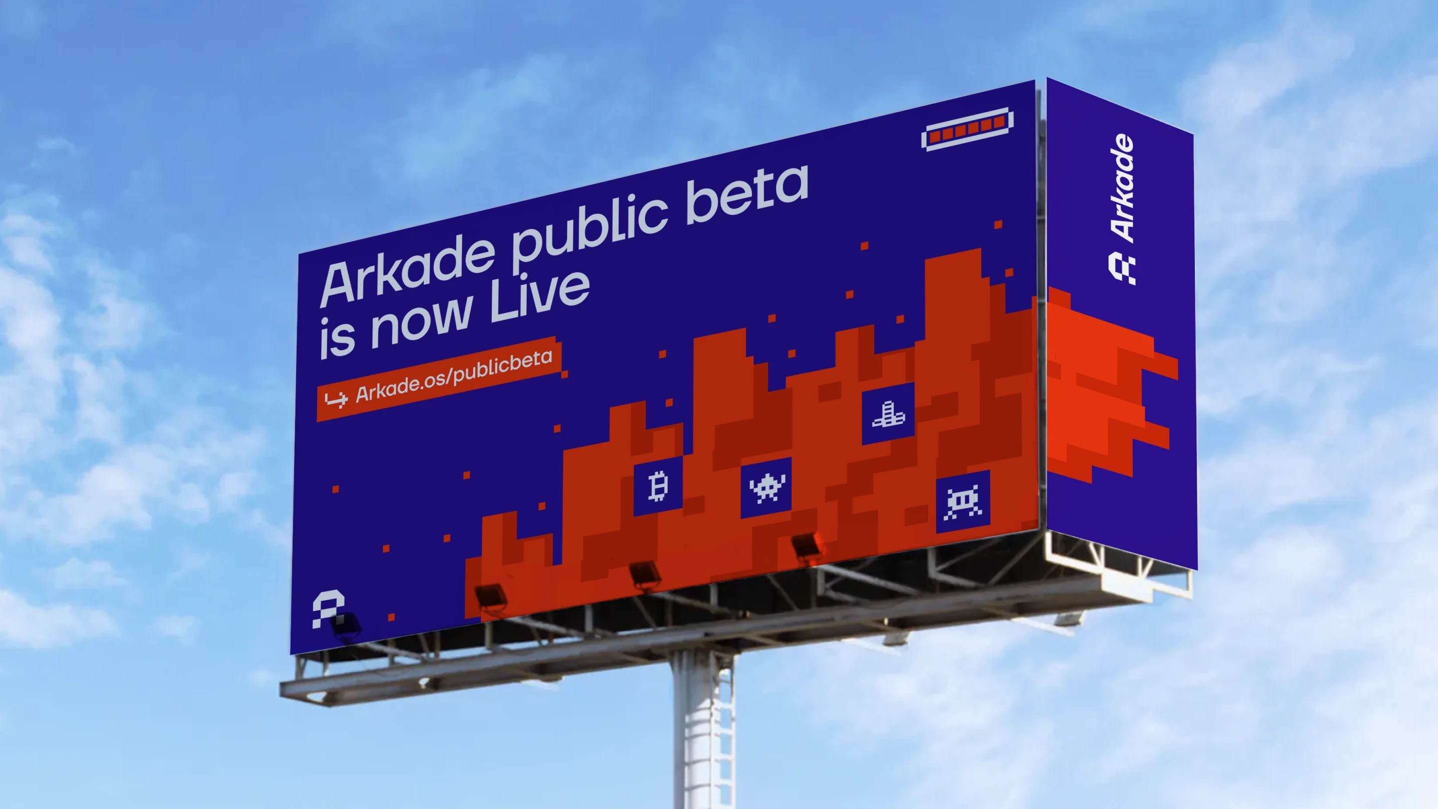 Arklabs branding.
