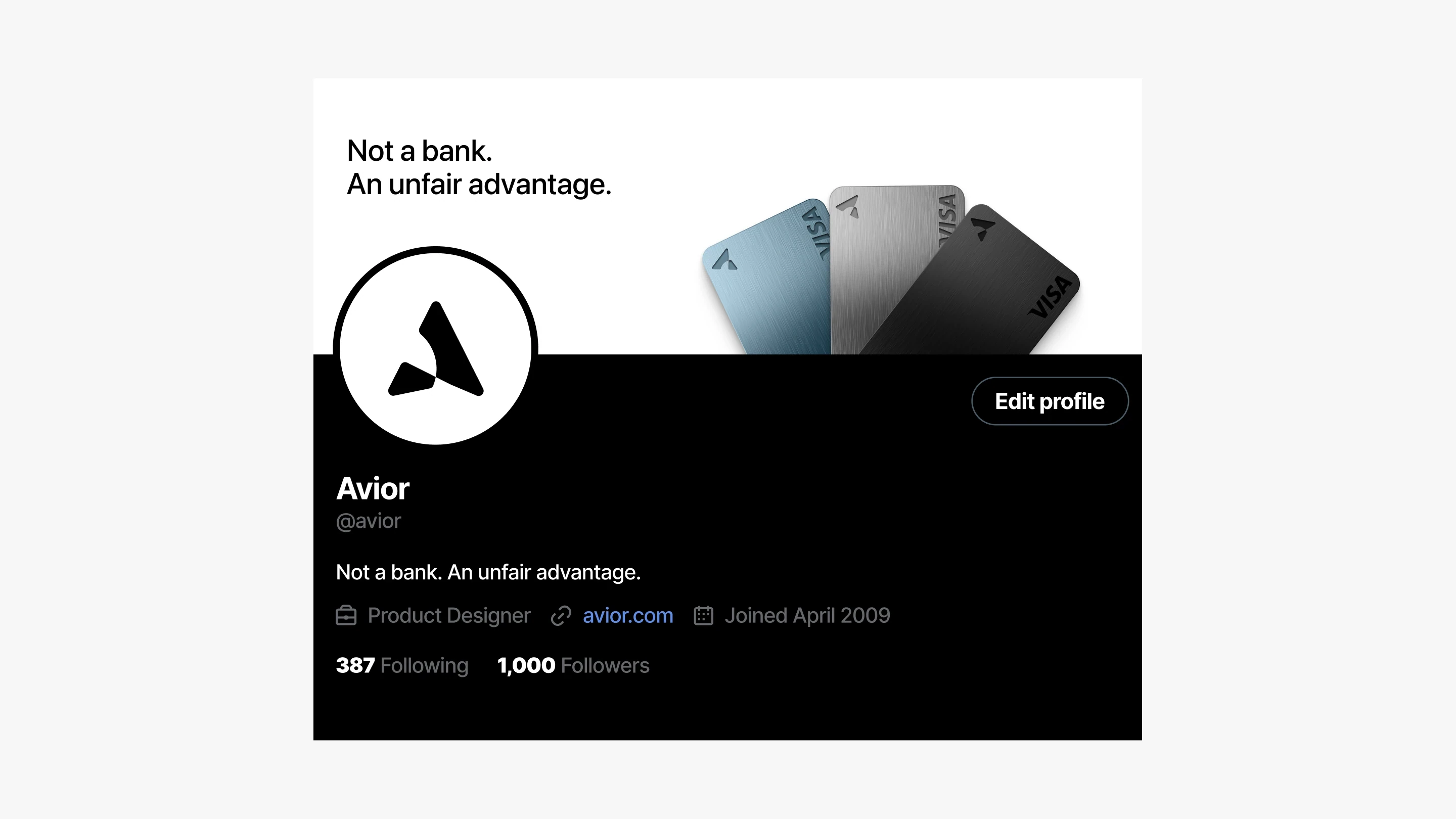 Avior social post.