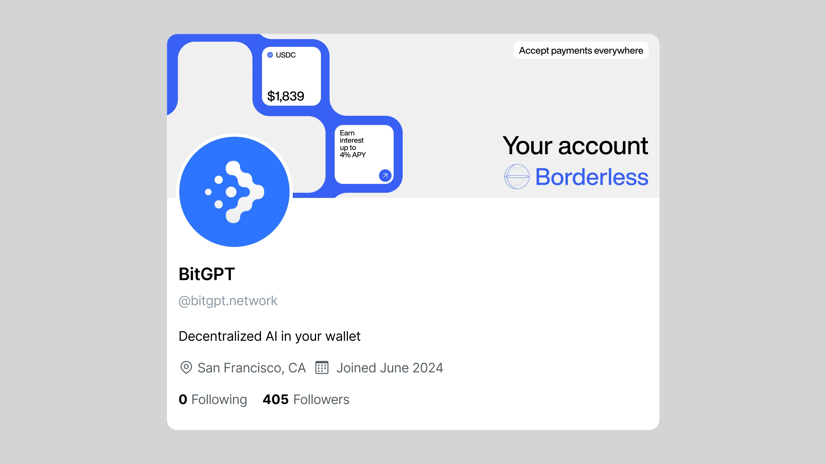 BitGPT social post.