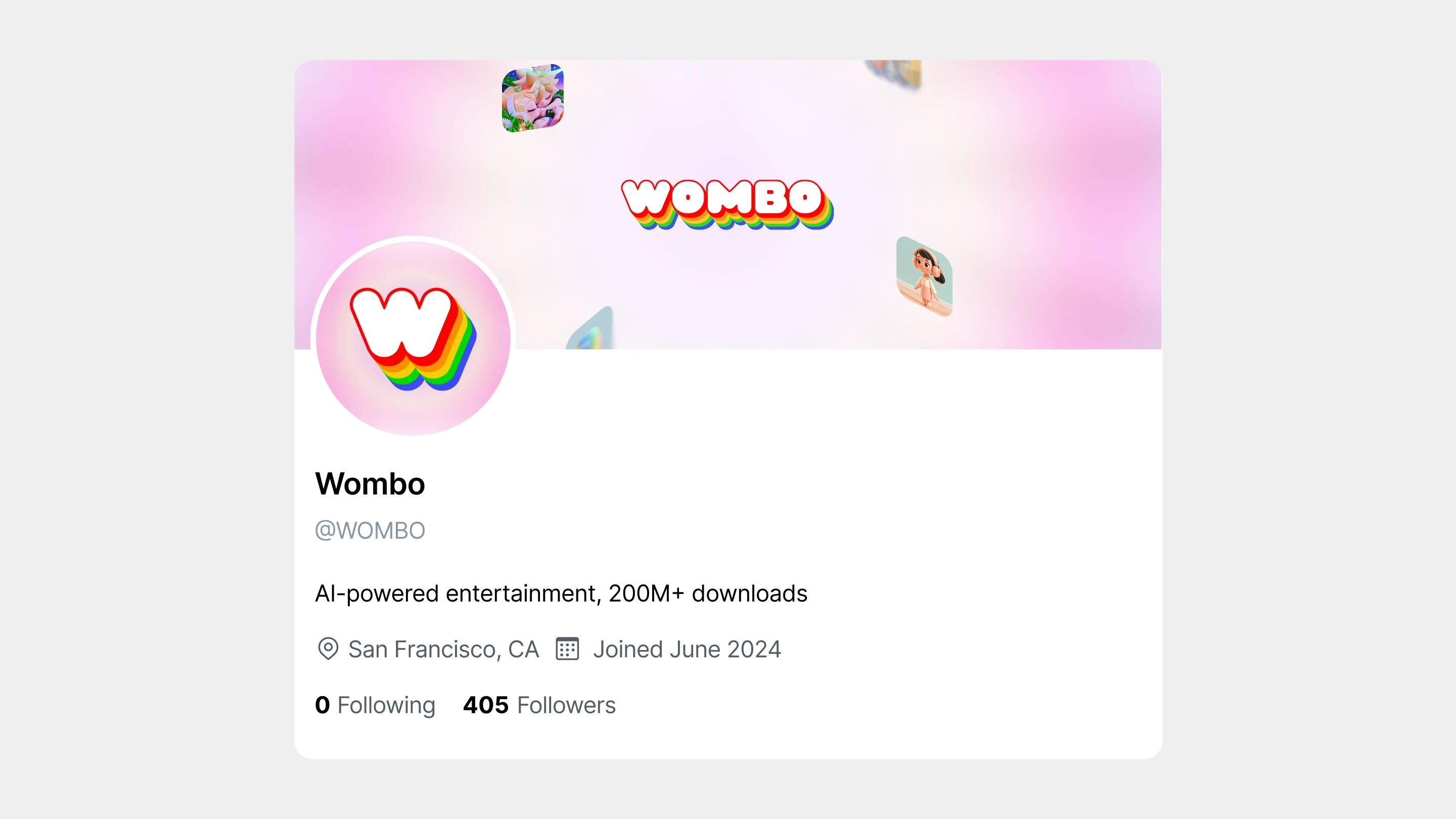 WOMBO social post.