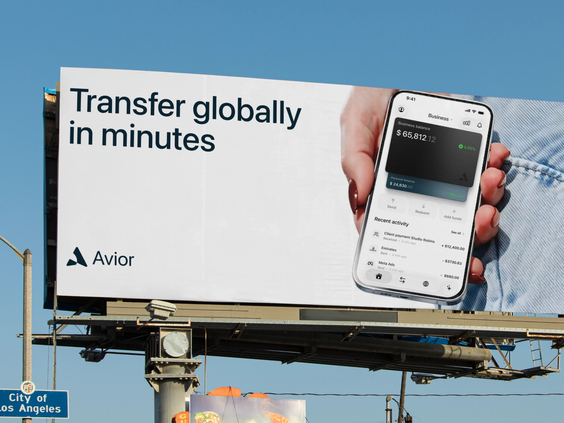 Avior mockup.