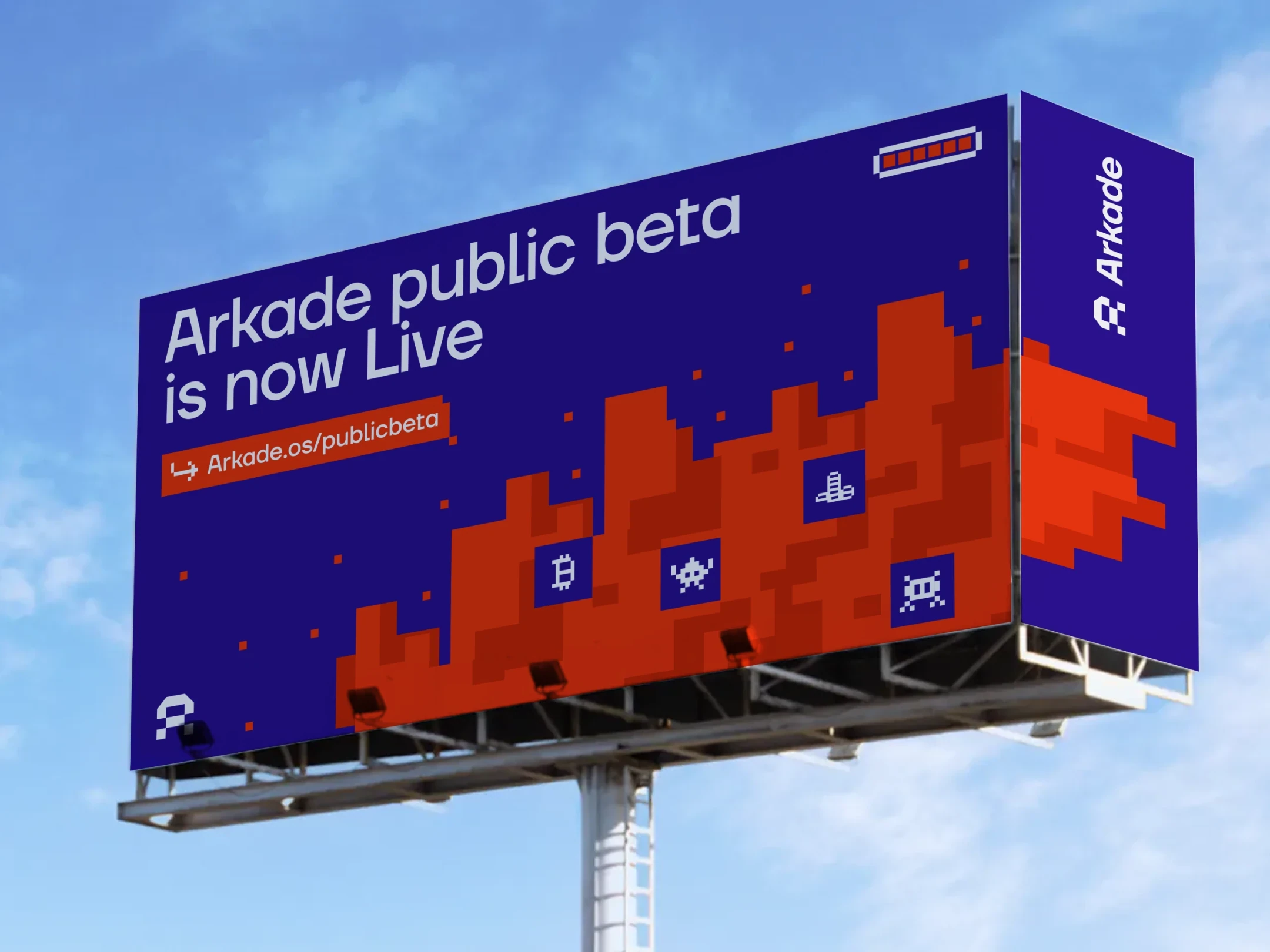Arklabs branding.