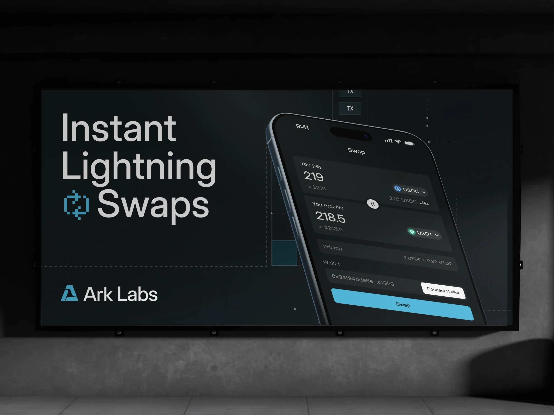 Arklabs branding.